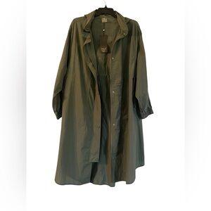 NWT Women’s L/XL Calia Journey Trenchcoat in Thyme.